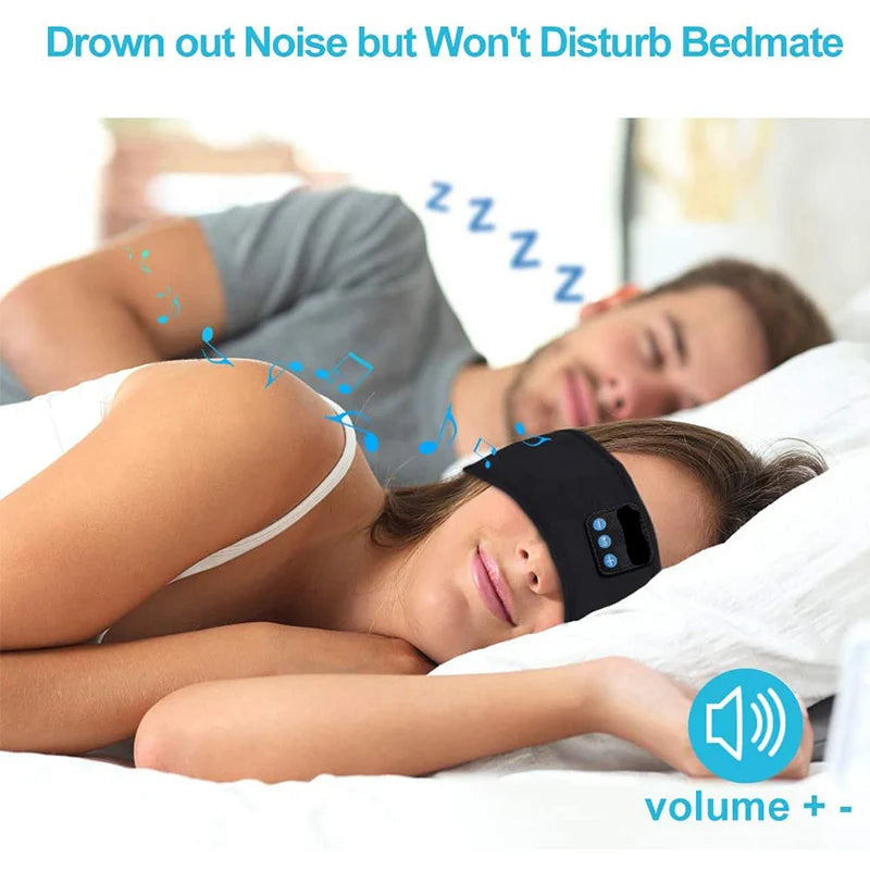Movlyfe Bluetooth Sleep Headband - Wireless Music Eye Mask for Sports & Sleep